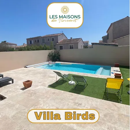 Villa Birds Villa, Piscine Chauffee, Clim, Garage, Wifi Arles