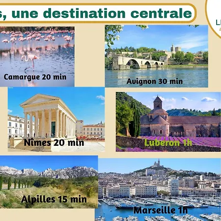 Birds Villa, Piscine Chauffee, Clim, Garage, Wifi Arles